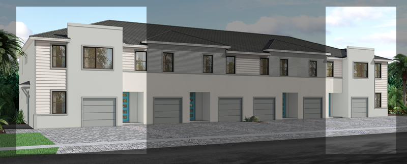 6-Unit Nautical Exterior